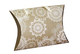 Пакет-коробка картон МЕРЕЖИВО 45х31х12см з глітером 4 кольори - 1 - smarttoys.com.ua