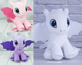 М`яка іграшка "Дракоша д", 25х20х30, Копиця 00688-2 - 1 - smarttoys.com.ua