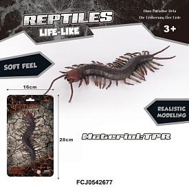 Тварина 8111-14 сколопендра, матеріал TPR, лист, 16-28-3 см. - 1 - smarttoys.com.ua