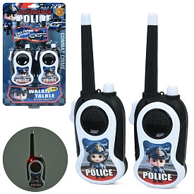 Рація 007-5A поліція, 2шт., бат., лист, 18-32-3,5 см. - 1 - smarttoys.com.ua