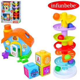 Гра PL1016-PL2041-PL2052 3в1(будиночок,лабіринт,кубики),рух.дет.,кульки7шт.,фігурки5шт.,кор.,40-45,5 - 1 - smarttoys.com.ua