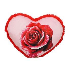 Серце вітальне троянда 1, Копиця арт.00387-64 (35x43x10) - 1 - smarttoys.com.ua