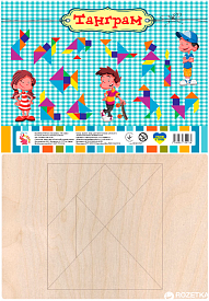Набір для творчості та розвитку: Танграм на планшеті міні 123*123 - 1 - smarttoys.com.ua