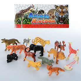 Тварини 9618-32 дикі, 12 шт., кул., 21,5-24-4,5 см. - 1 - smarttoys.com.ua