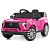 Джип M 6301EBLR-8 радіок, 2,4G, 2*35W,1*12V7-9AH, муз, світло, шкір.сидіння, BT,USB,EVA, рожевий - 1 - smarttoys.com.ua