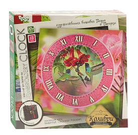 Комплект для творчості "Embroidery clock" EC-01-01,02,03,04,05 (10) "Danko Toys" - 1 - smarttoys.com.ua