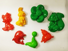 Пасочки для піску АСОРТІ ЦІНА ЗА 1 ШТ - 1 - smarttoys.com.ua