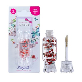 Олійка-блиск для губ Lukky Фруктикiss з кусочками фруктів, кавун - 1 - smarttoys.com.ua