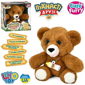 Тварина M 6215 I UA ведмедик,24см,муз.-звук(укр),пісні,віршик,сенс.,спить,реагує,плюш,на бат.,в кор. - 1 - smarttoys.com.ua