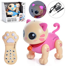 Тварина K31 кіт, дист.кер.(ІЧ), 2 кольори, сенсор, хід, танцює, акум., USB, муз.,кор.,23,5-21,5-14см - 1 - smarttoys.com.ua