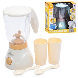Блендер XS-25020 обертається гвинт, стакан 2 шт., ложка 2 шт., 2 кольори, муз. бат. - 1 - smarttoys.com.ua