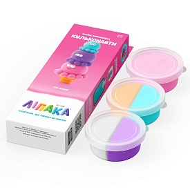 Набір пластиліну, що самостійно твердіє, ЛІПАКА – ФАЙНІ МОРОЗИВКА: КУЛЬКОНАВТИ - 1 - smarttoys.com.ua