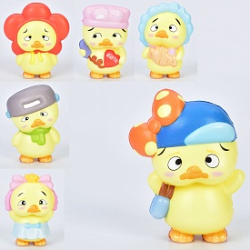 Iграшка MS 4359  каченя, сквіші, антистрес, аромат, 6 видів, кул., 11-11-5 см. - 1 - smarttoys.com.ua