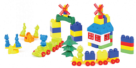 Конструктор "Майстер-Блок" №5 (93 деталі), пак. пвх 1-027  - 1 - smarttoys.com.ua