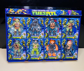 Фігурки Черепашки ніндзя turtles 8 героїв з проектором 15-16 см - 1 - smarttoys.com.ua