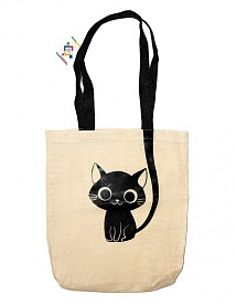 Екосумка із двунитки "Kitty" - 1 - smarttoys.com.ua