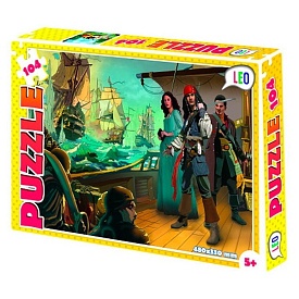Пазли 200-2 (12 шт) Лео, "Пірати", в кор-ці, 32-22-4см - 1 - smarttoys.com.ua